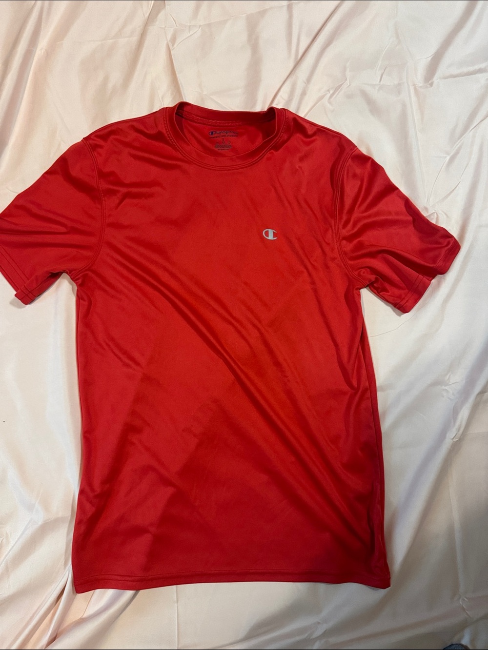 Champion Red Short-Sleeve Performance Tee